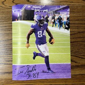 Irv Smith Jr. Minnesota Vikings 8 x 10 Autographed Photo Picture Mint Signed NFL